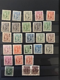 Een collectie Chinese postzegels, 19/20e eeuw