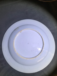 A varied collection of Chinese blue and white wares, Kangxi/Qianlong