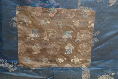 A large 'Three Arhat' thangka, Sino-Tibet, 18th C.