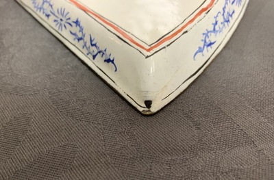 Un service &agrave; mendiants en &eacute;maux de Canton, Qianlong