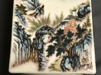 A Chinese Cultural Revolution cong vase, 20th C.