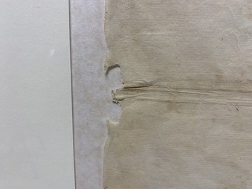 Kondo Harumasa (Japan, 19e eeuw): Drie dansende jongens, aquarel en inkt op papier, Edo, 19e eeuw
