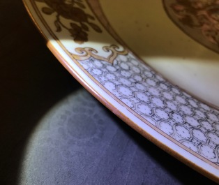 Een Chinese famille rose wapenschotel voor de Nederlandse markt, wapen van Tuineman, Yongzheng