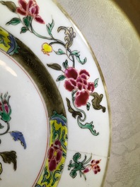 Tien diverse Chinese famille rose borden, Yongzheng en later
