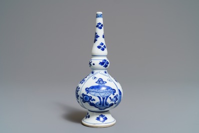 A Chinese blue and white Islamic market sprinkler, Kangxi