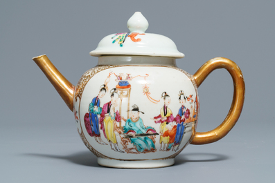 A fine collection of Chinese blue and white and famille rose porcelain wares, Kangxi/Qianlong