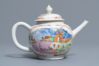 A varied collection of Chinese famille rose export porcelain, Qianlong