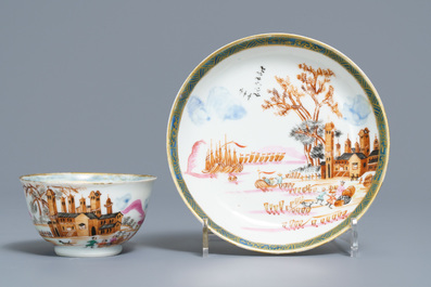A varied collection of Chinese famille rose export porcelain, Qianlong