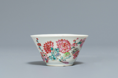 A fine collection of Chinese blue and white and famille rose porcelain wares, Kangxi/Qianlong
