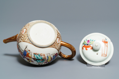 A fine collection of Chinese blue and white and famille rose porcelain wares, Kangxi/Qianlong