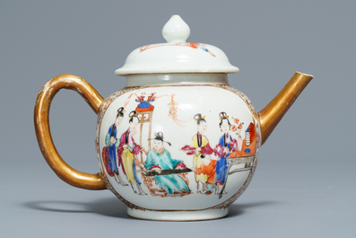A fine collection of Chinese blue and white and famille rose porcelain wares, Kangxi/Qianlong
