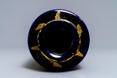A Japanese Satsuma 'warriors' vase, Meiji, 19th C.