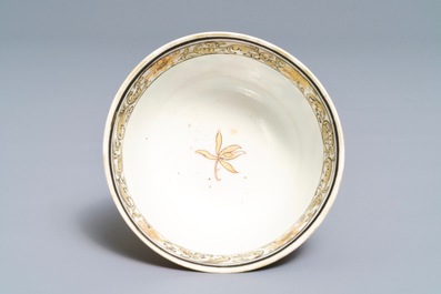 A fine Chinese famille rose cup and saucer with floral design, Yongzheng