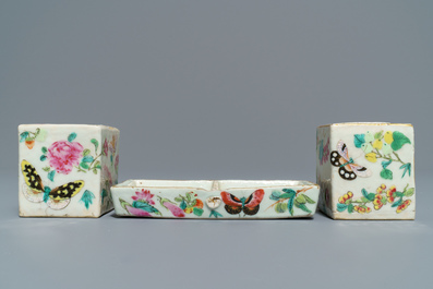 A varied collection of Chinese famille rose wares, 19/20th C.
