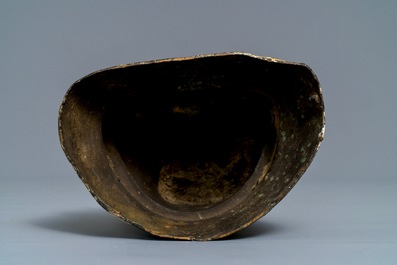 Un mod&egrave;le de Bouddha Bhaisajyaguru en bronze polychrom&eacute;, Sino-Tibet, 17/18&egrave;me