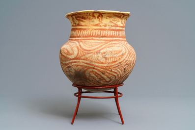 Three Ban Chiang culture pottery jars, Thailand, 600 - 300 b.C.