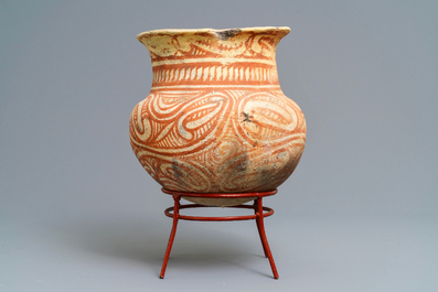 Three Ban Chiang culture pottery jars, Thailand, 600 - 300 b.C.