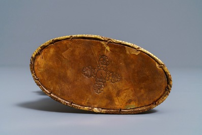 Un mod&egrave;le de Yamantaka et sa consorte en bronze polychrom&eacute;, Sino-Tibet, 19/20&egrave;me