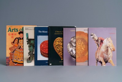 A lot of rare Chinese art catalogues: a.o. Eskenazi, Spink &amp; Son, Sotheby's and 33 Arts of Asia magazines