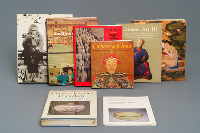 68 books on Chinese art, various subjects
