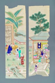 A set of 24 Chinese rice paper paintings, 19/20th C.
