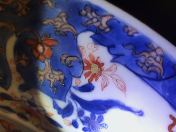 A Chinese verte-imari 'Governor Duff' dish, Yongzheng