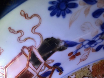 A Chinese verte-imari 'Governor Duff' dish, Yongzheng