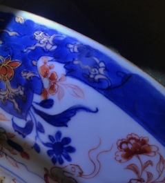 A Chinese verte-imari 'Governor Duff' dish, Yongzheng