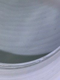 A Chinese blue and white yenyen vase with fine figurative design, Kangxi