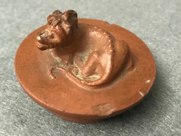 Quatre th&eacute;i&egrave;res en gr&egrave;s de Yixing, Chine, 19/20&egrave;me