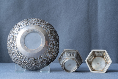 A varied collection of Chinese silver, 19/20th C.