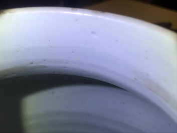 A Chinese wucai '100 boys' baluster vase, Transitional period