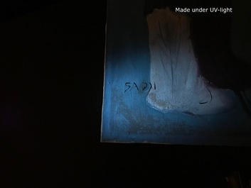 Sadji (Sha Qi, Sha Yinnian) (1914-2005): Vier Chinese muzikantes, olie op doek