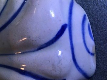 An Italian maiolica crespina with a blacksmith, workshop of Andrea Negroponte, Casteldurante, 2nd half 16th C.