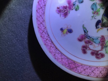 A fine collection of Chinese blue and white and famille rose porcelain wares, Kangxi/Qianlong