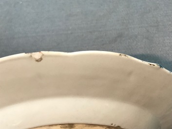 A fine collection of Chinese blue and white and famille rose porcelain wares, Kangxi/Qianlong