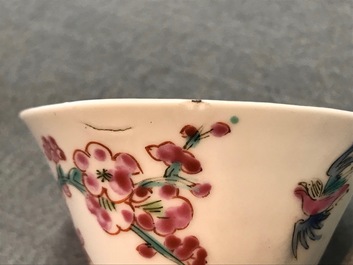 A fine collection of Chinese blue and white and famille rose porcelain wares, Kangxi/Qianlong