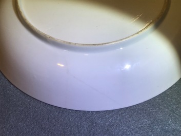 A fine Chinese famille rose 'rooster' eggshell cup and saucer, Yongzheng