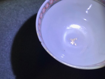 A fine collection of Chinese blue and white and famille rose porcelain wares, Kangxi/Qianlong
