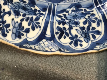 A fine collection of Chinese blue and white and famille rose porcelain wares, Kangxi/Qianlong