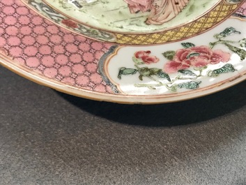 A fine collection of Chinese blue and white and famille rose porcelain wares, Kangxi/Qianlong