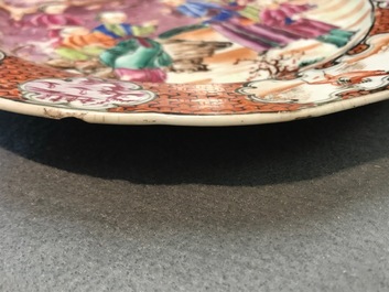 A fine collection of Chinese blue and white and famille rose porcelain wares, Kangxi/Qianlong