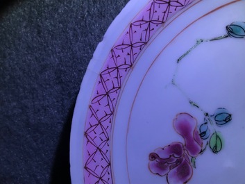 A fine collection of Chinese blue and white and famille rose porcelain wares, Kangxi/Qianlong