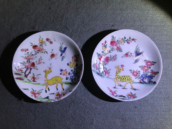Une collection vari&eacute;e en porcelaine de Chine famille rose et grisaille, Yongzheng/Qianlong