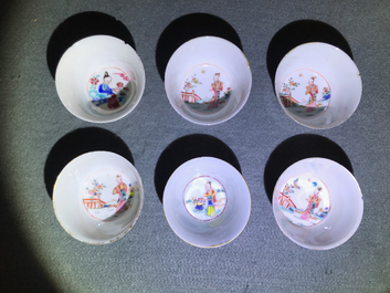 Une collection vari&eacute;e en porcelaine de Chine famille rose et grisaille, Yongzheng/Qianlong