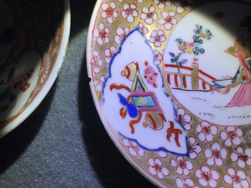 Une collection vari&eacute;e en porcelaine de Chine famille rose et grisaille, Yongzheng/Qianlong