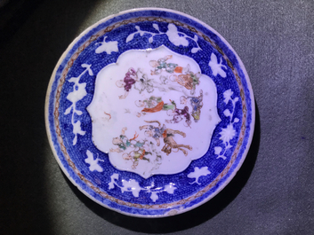 Une collection vari&eacute;e en porcelaine de Chine famille rose et grisaille, Yongzheng/Qianlong