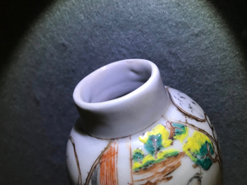 Une collection vari&eacute;e en porcelaine de Chine famille rose et grisaille, Yongzheng/Qianlong
