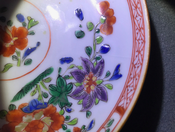 Une collection vari&eacute;e en porcelaine de Chine famille rose et grisaille, Yongzheng/Qianlong