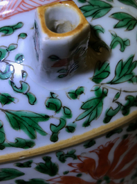A Chinese famille verte lime pot for the Vietnamese market, Kangxi